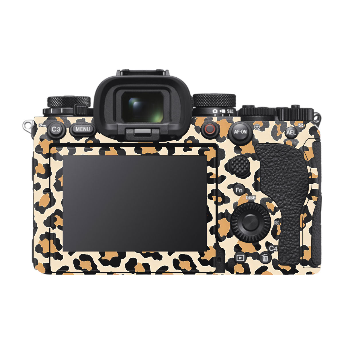 Sandy Leopard Spots Sony A1 Mark II Camera Skin