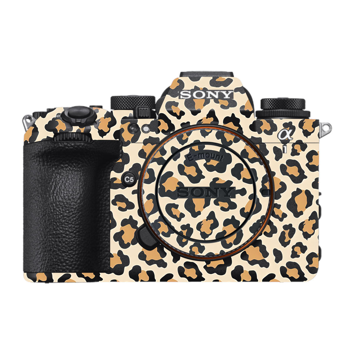 Sandy Leopard Spots Sony A1 Mark II Camera Skin