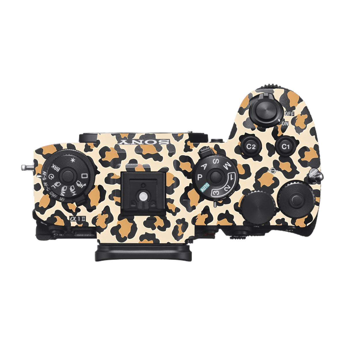 Sandy Leopard Spots Sony A1 Mark II Camera Skin