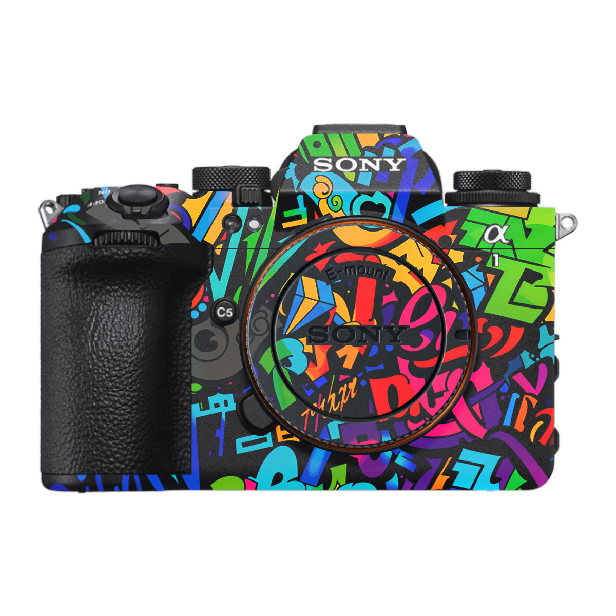 Colorful Urban Street Art Lettering Sony A1 Mark II Camera Skin
