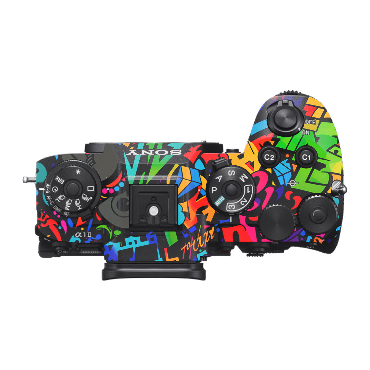 Colorful Urban Street Art Lettering Sony A1 Mark II Camera Skin