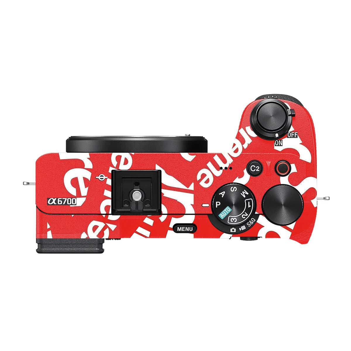 Supreme Red Sony A6700 Camera Skin