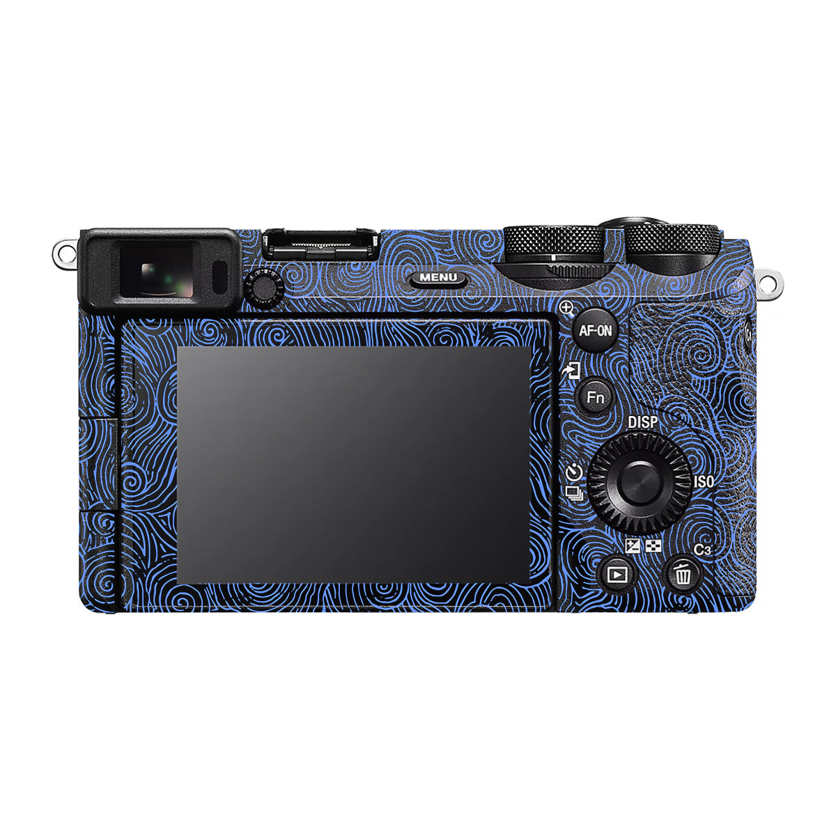 Blue Spirals Sony A6700 Camera Skin