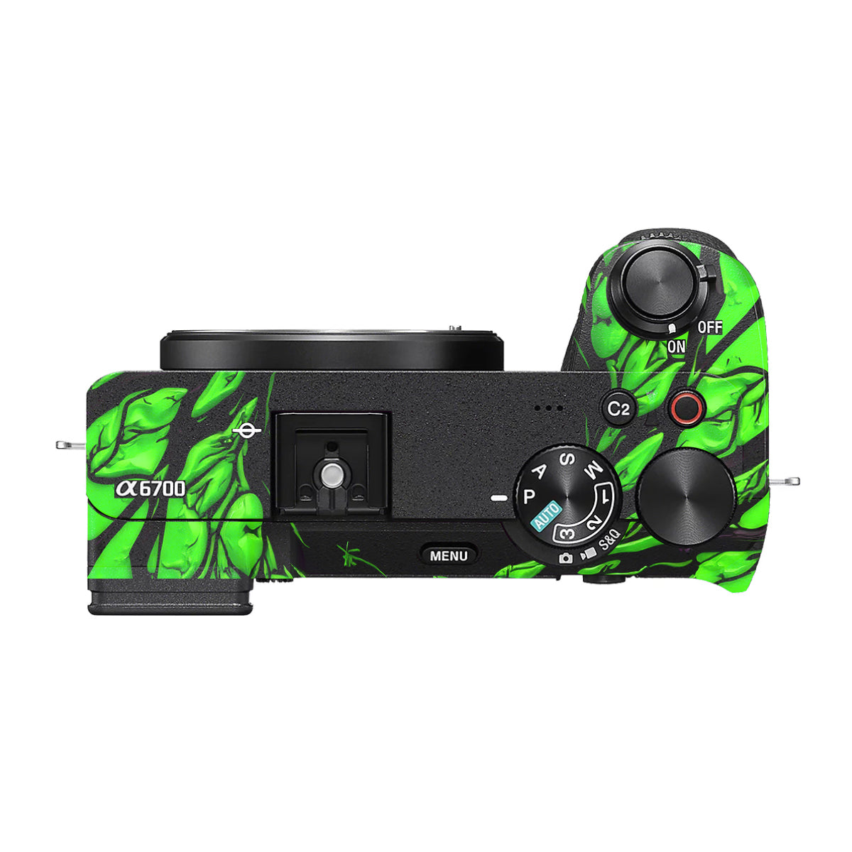 Venom Green Sony A6700 Camera Skin