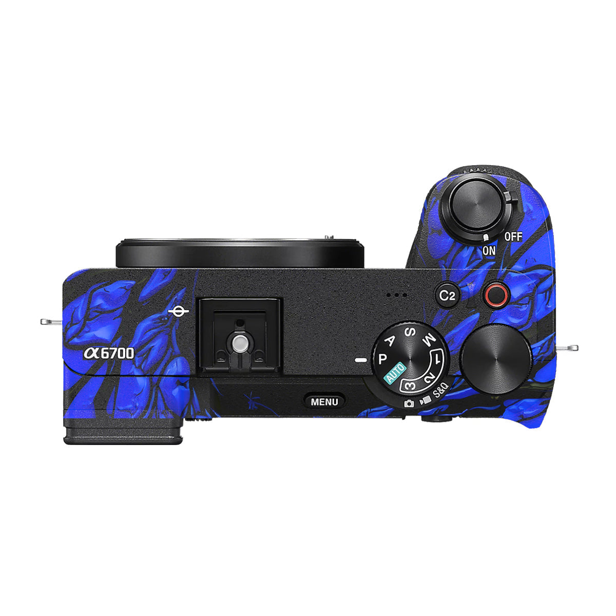 Venom Blue Sony A6700 Camera Skin