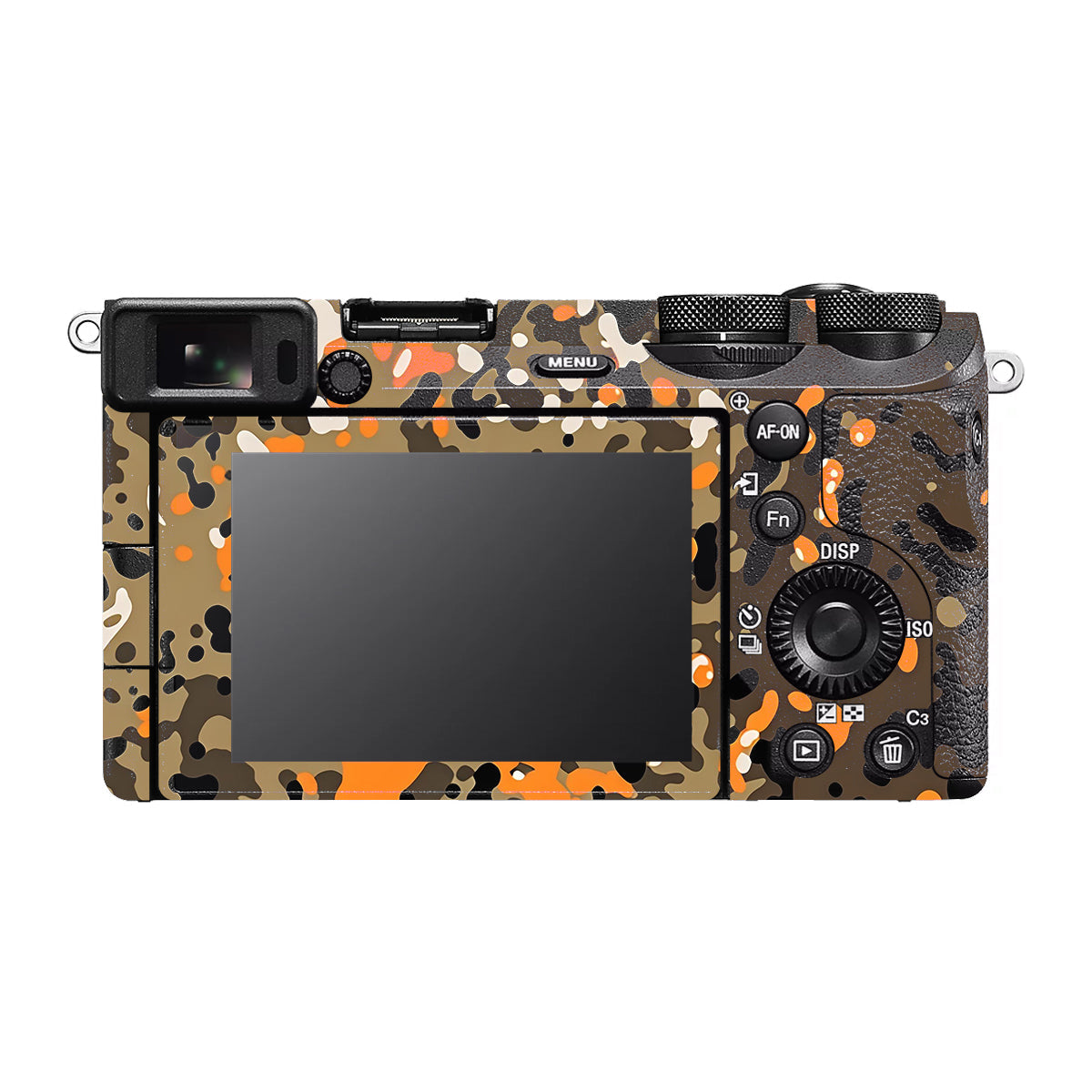 Orange Brown Spot Sony A6700 Camera Skin