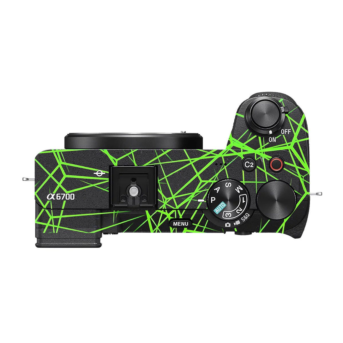 Neon Grid Sony A6700 Camera Skin