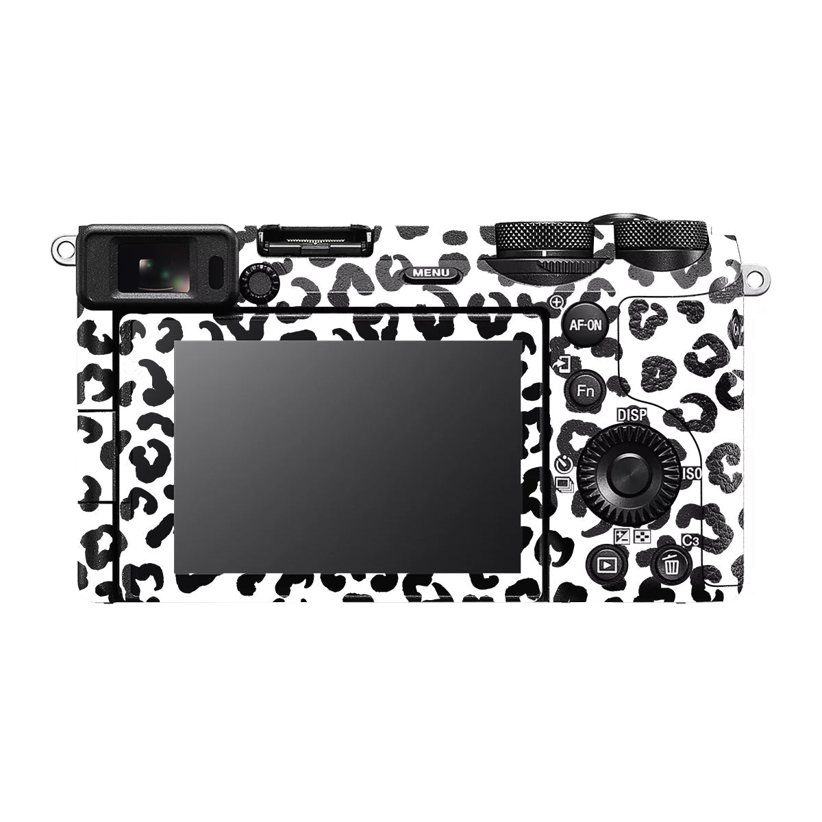 White Leopard Sony A6700 Camera Skin