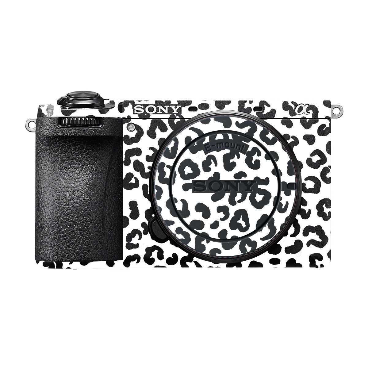 White Leopard Sony A6700 Camera Skin