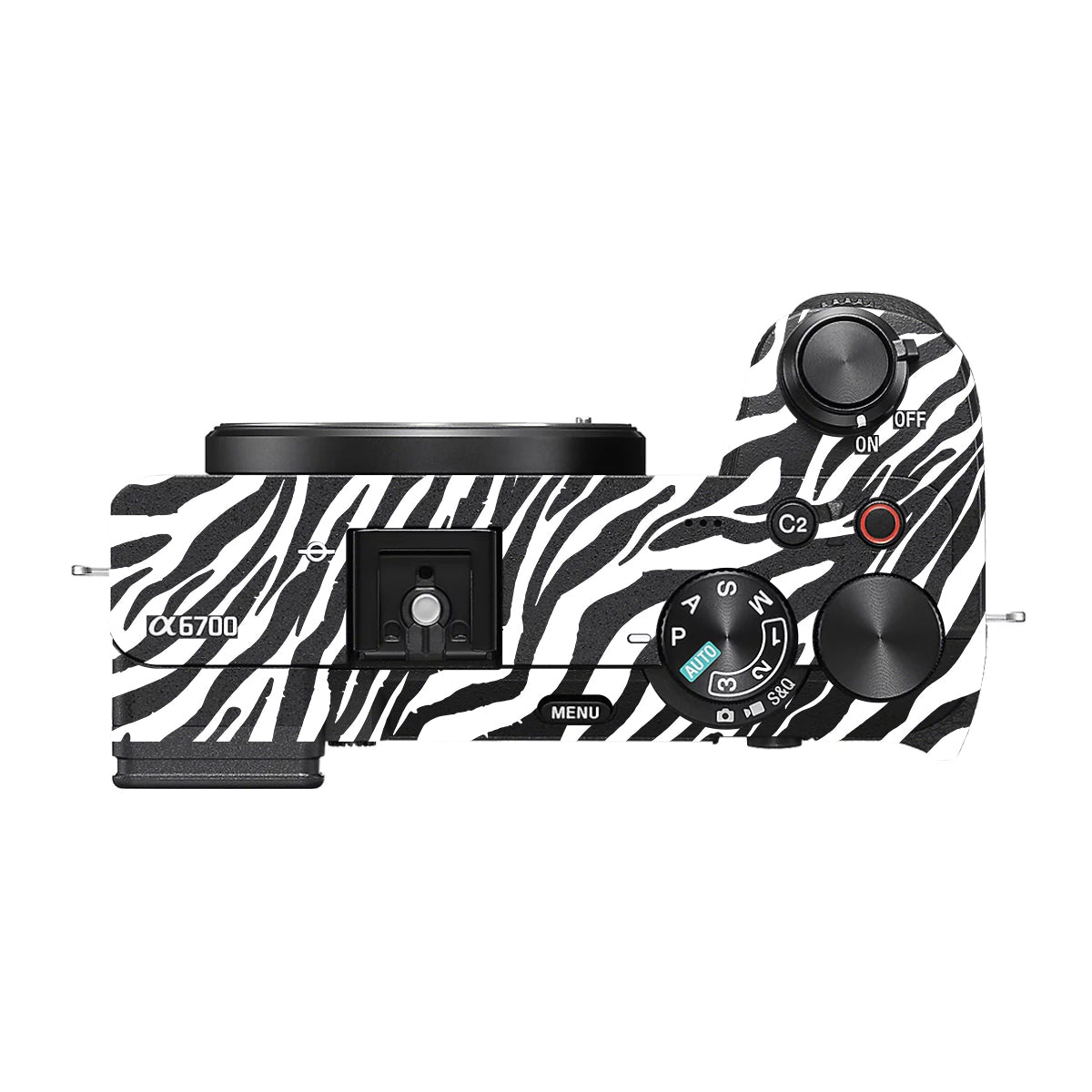 Classic Zebra Stripes Sony A6700 Camera Skin