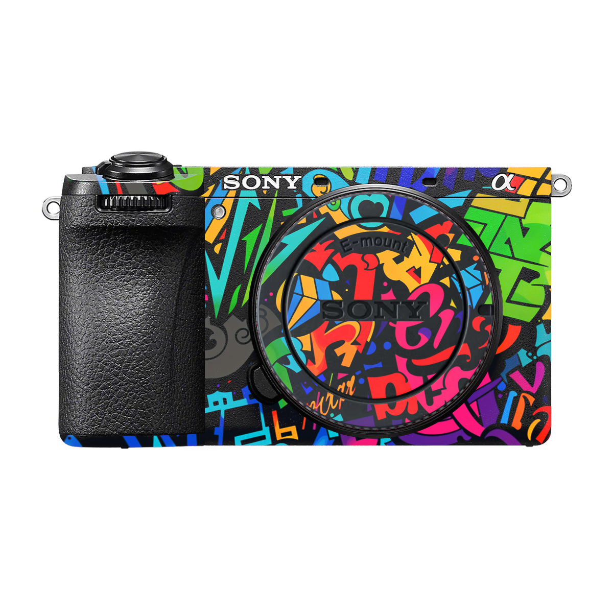 Colorful Urban Street Art Lettering Sony A6700 Camera Skin