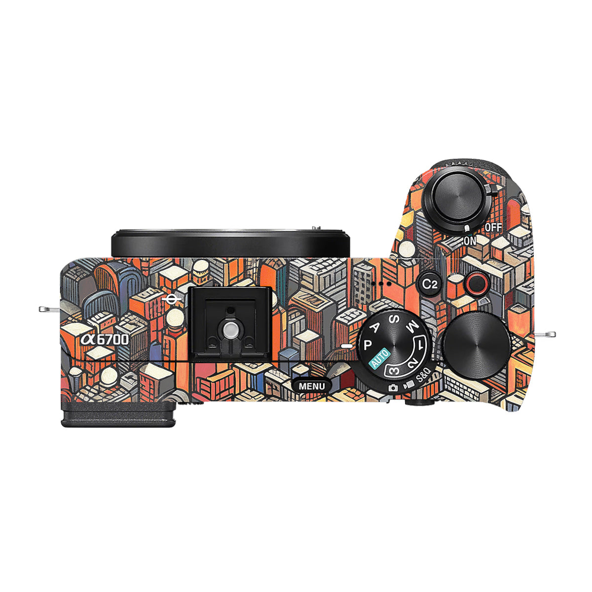 Isometric Cityscape Sony A6700 Camera Skin