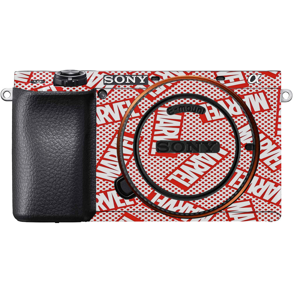 Marvel Comics Sony A6100 Camera Skins
