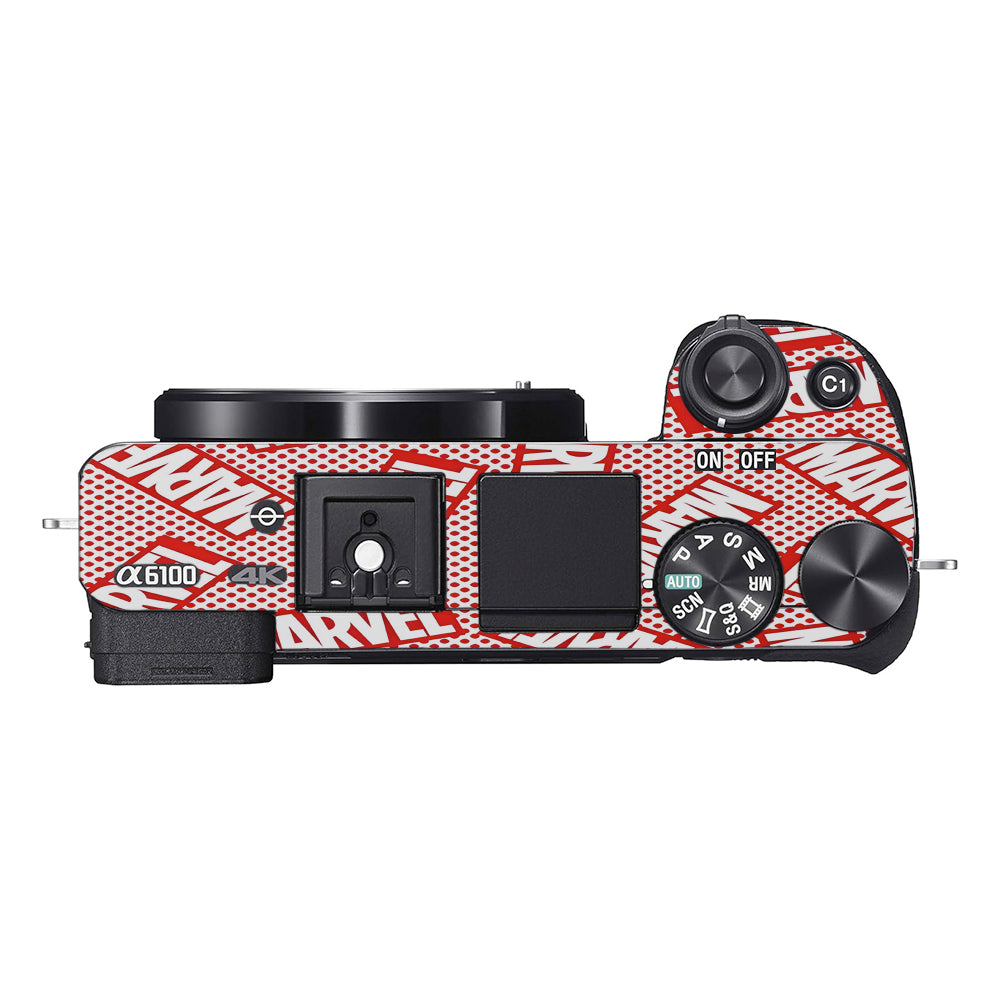 Marvel Comics Sony A6100 Camera Skins