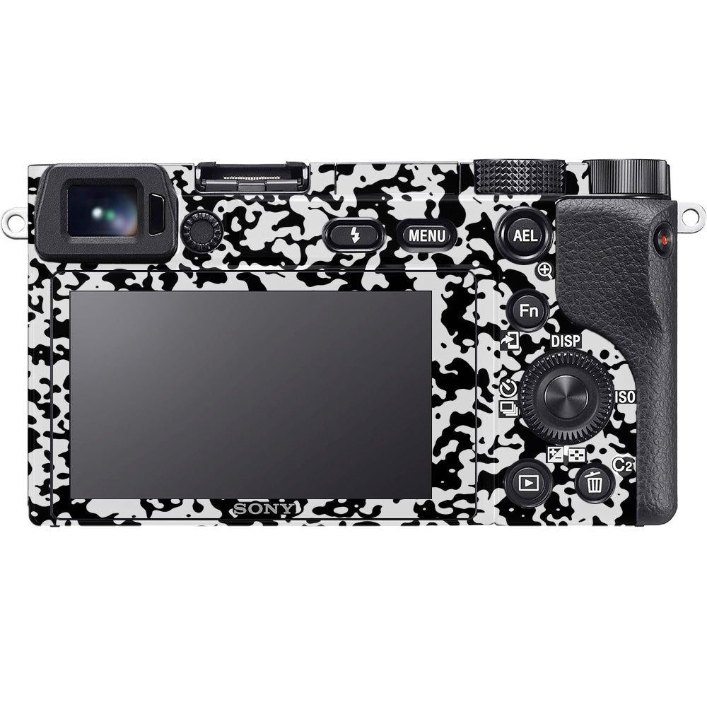 Snow Camo Sony A6100 Camera Skins