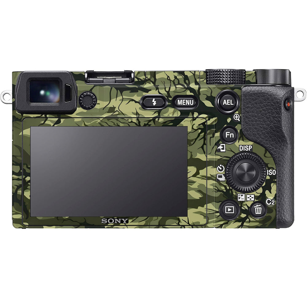 Green Tangled Vines Sony A6100 Camera Skins