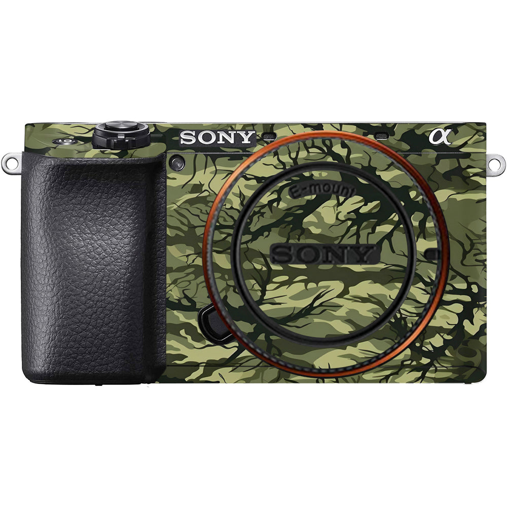 Green Tangled Vines Sony A6100 Camera Skins