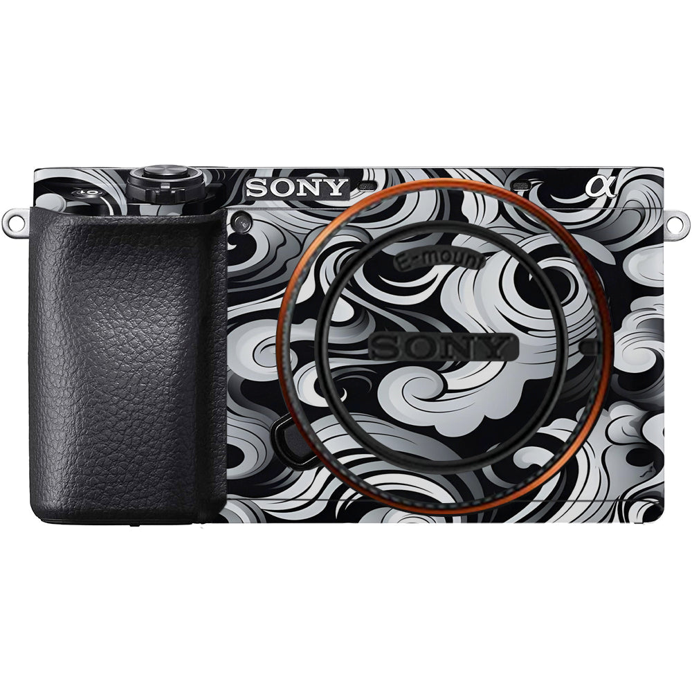 Smoke Swirl Sony A6100 Camera Skins