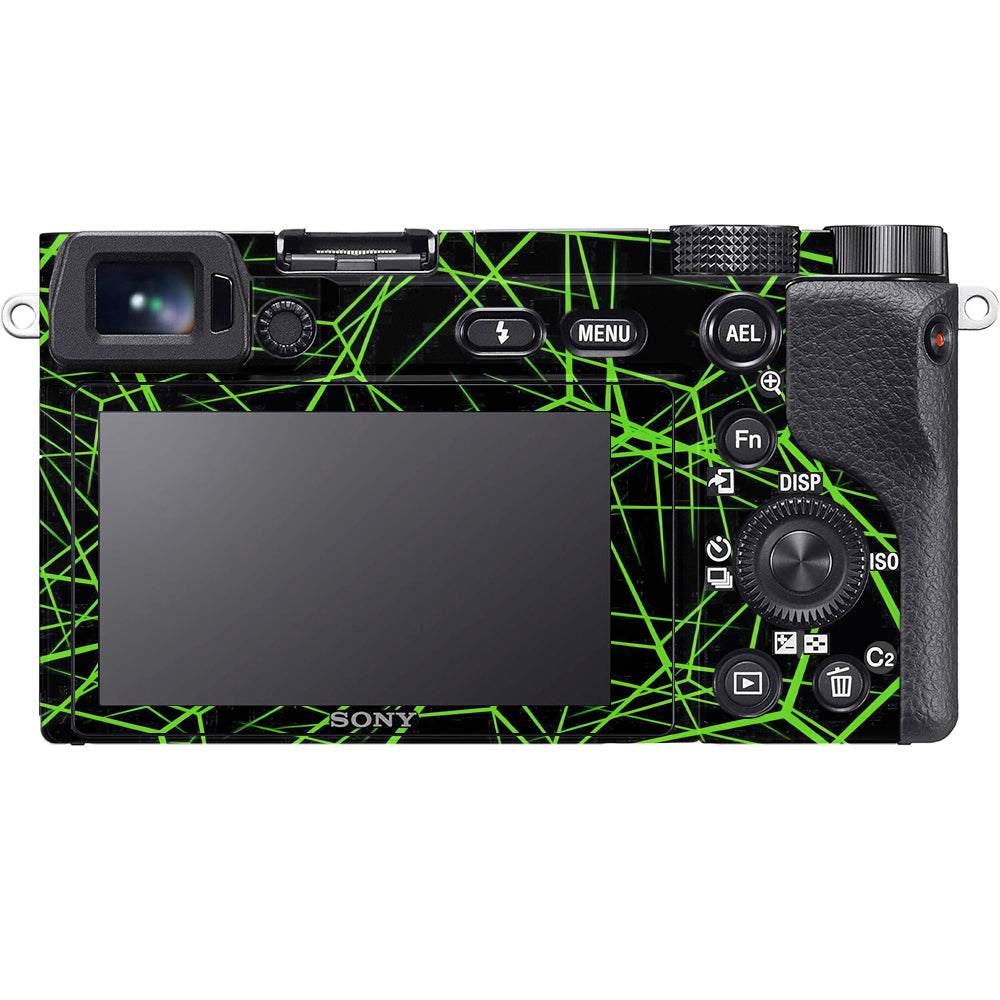 Neon Grid Sony A6100 Camera Skins