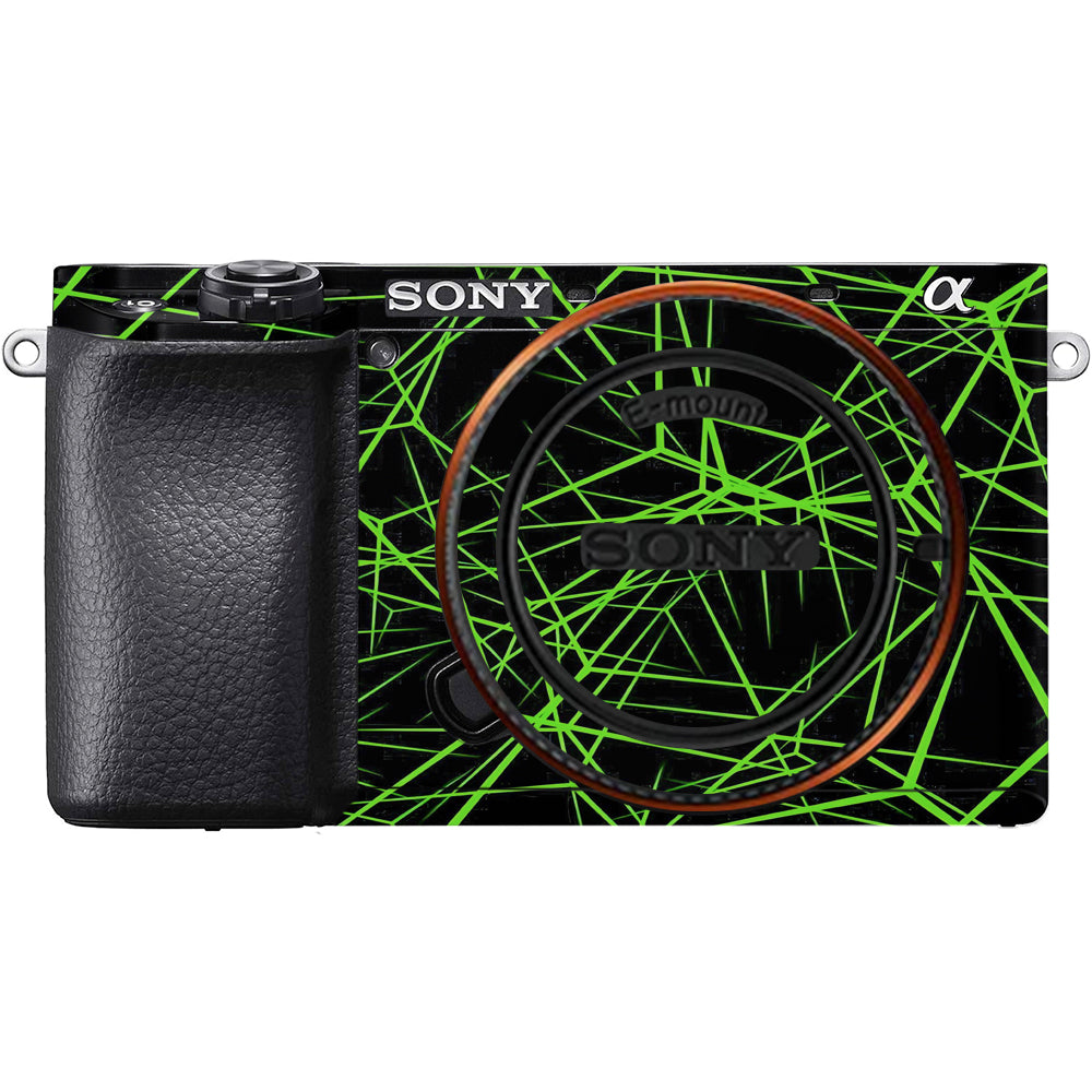 Neon Grid Sony A6100 Camera Skins