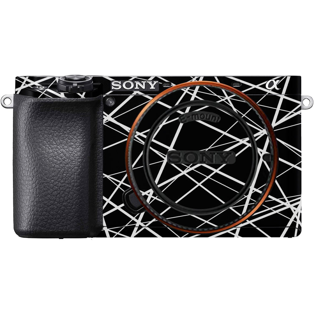 Mono Grid Sony A6100 Camera Skins