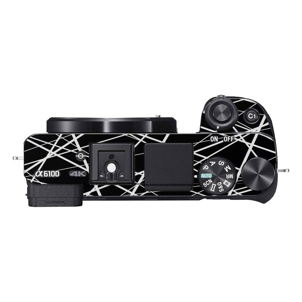 Mono Grid Sony A6100 Camera Skins