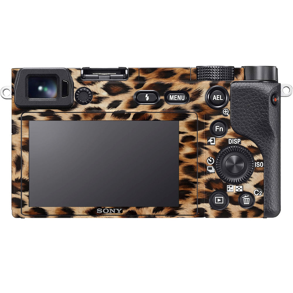 Classic Leopard Spots Sony A6100 Camera Skins