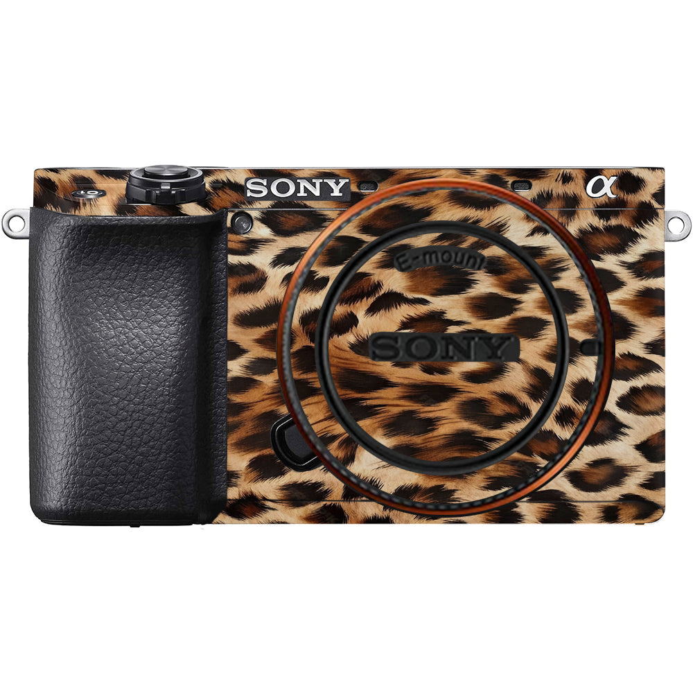Classic Leopard Spots Sony A6100 Camera Skins