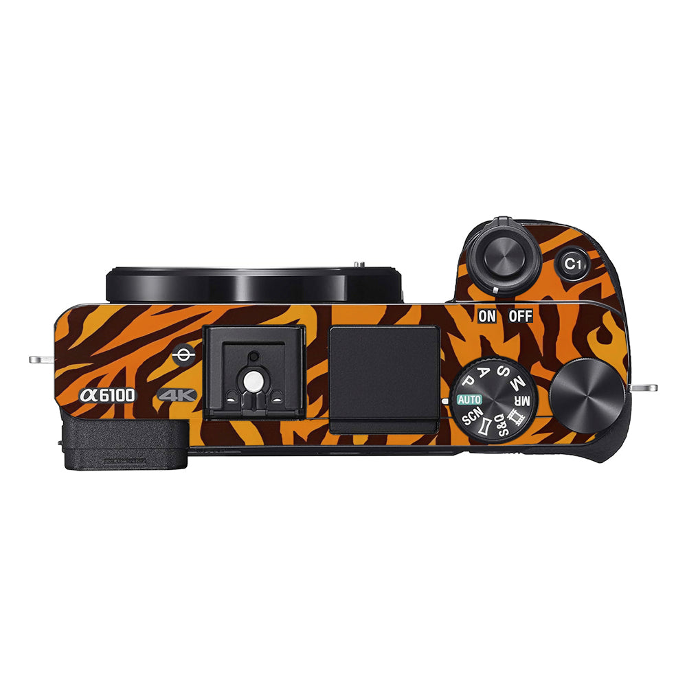Wild Tiger Stripes Sony A6100 Camera Skins
