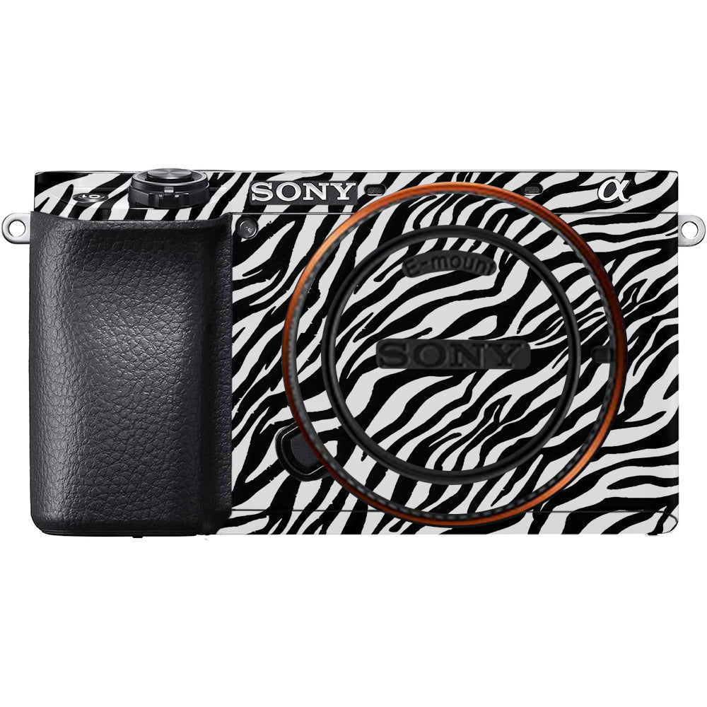 Classic Zebra Stripes Sony A6100 Camera Skins
