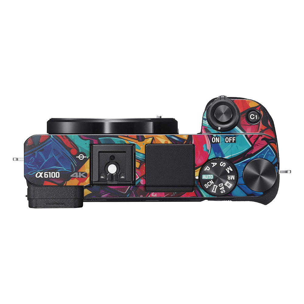 Urban Graffiti Explosion Sony A6100 Camera Skin