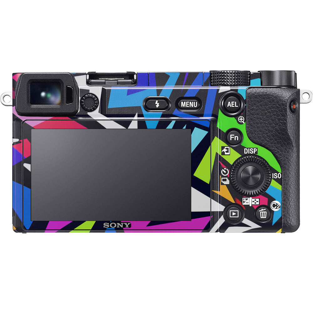 Bold Geometric Pop Sony A6100 Camera Skin