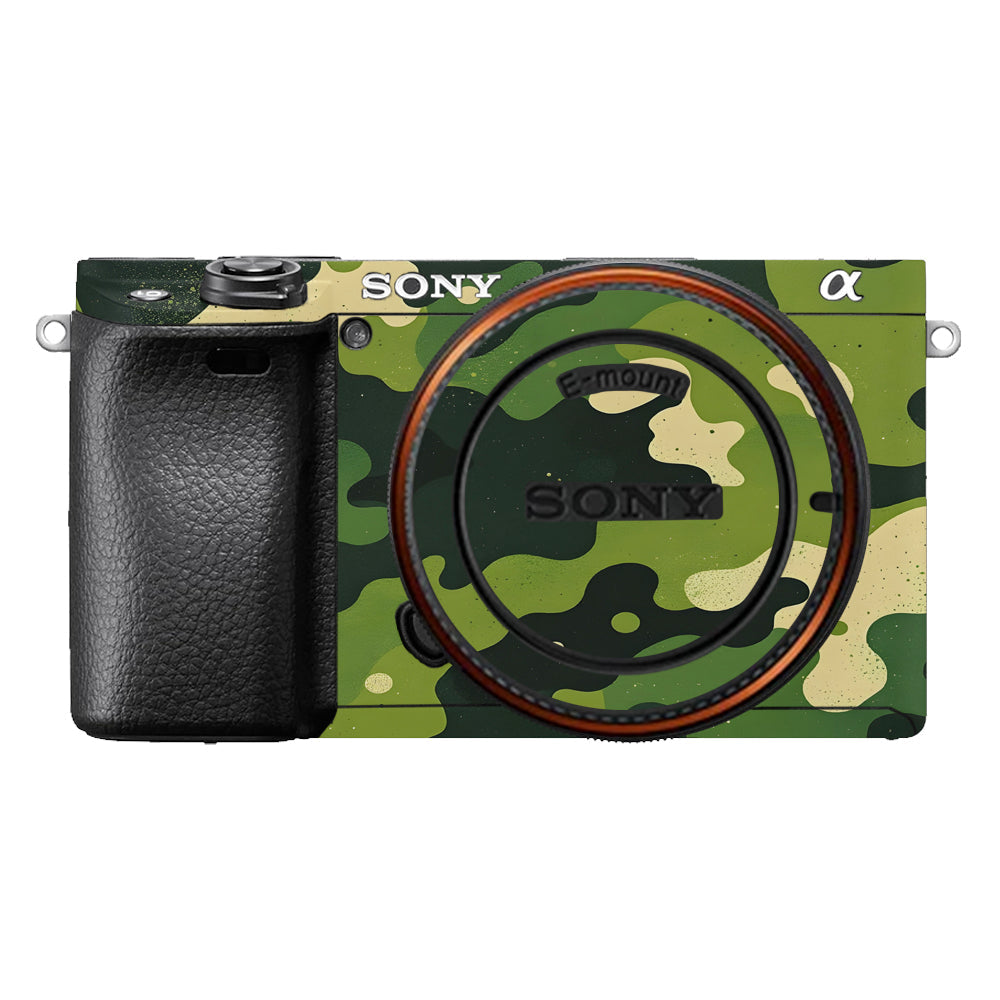 Camouflage Pattern Sony A6400 Camera Skins