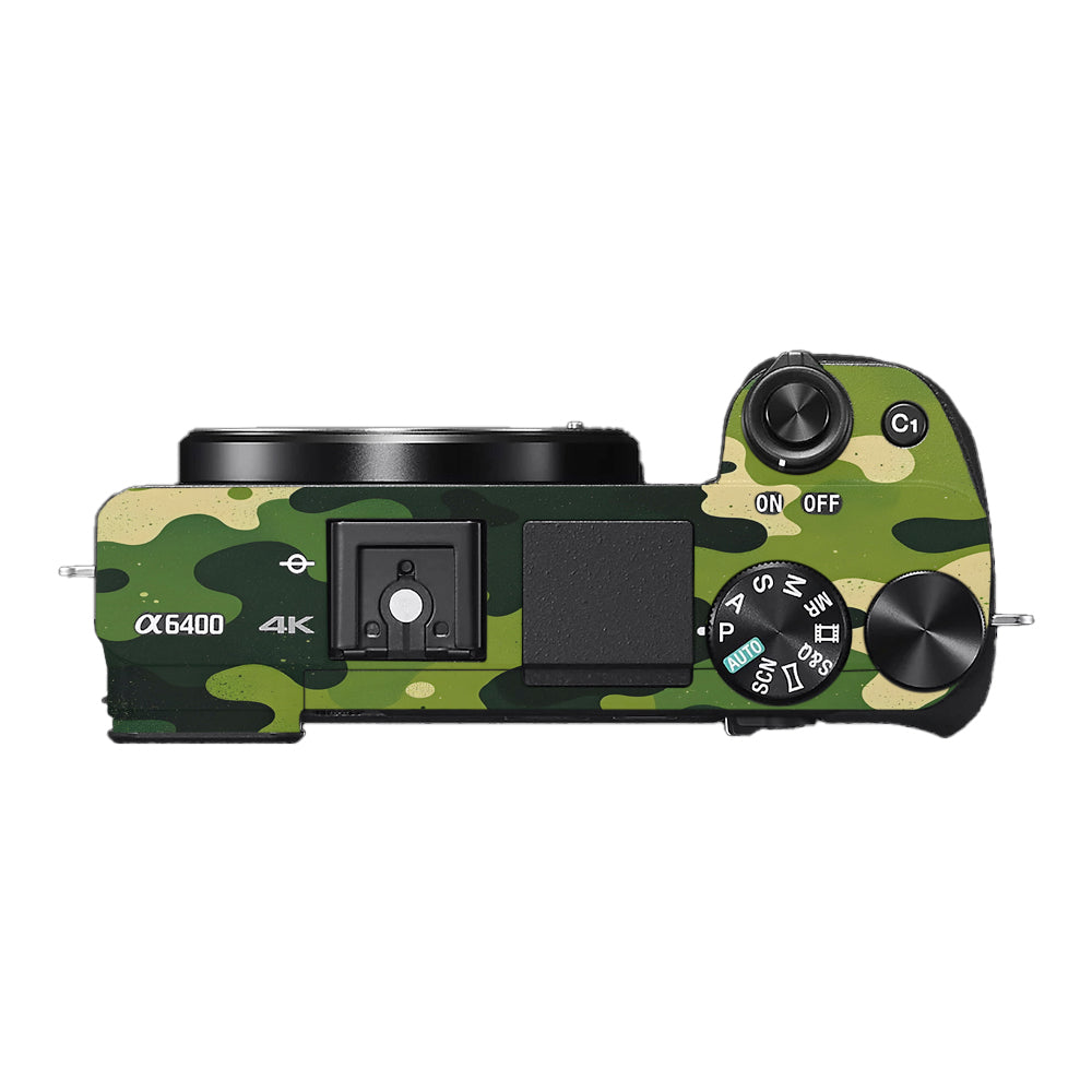 Camouflage Pattern Sony A6400 Camera Skins