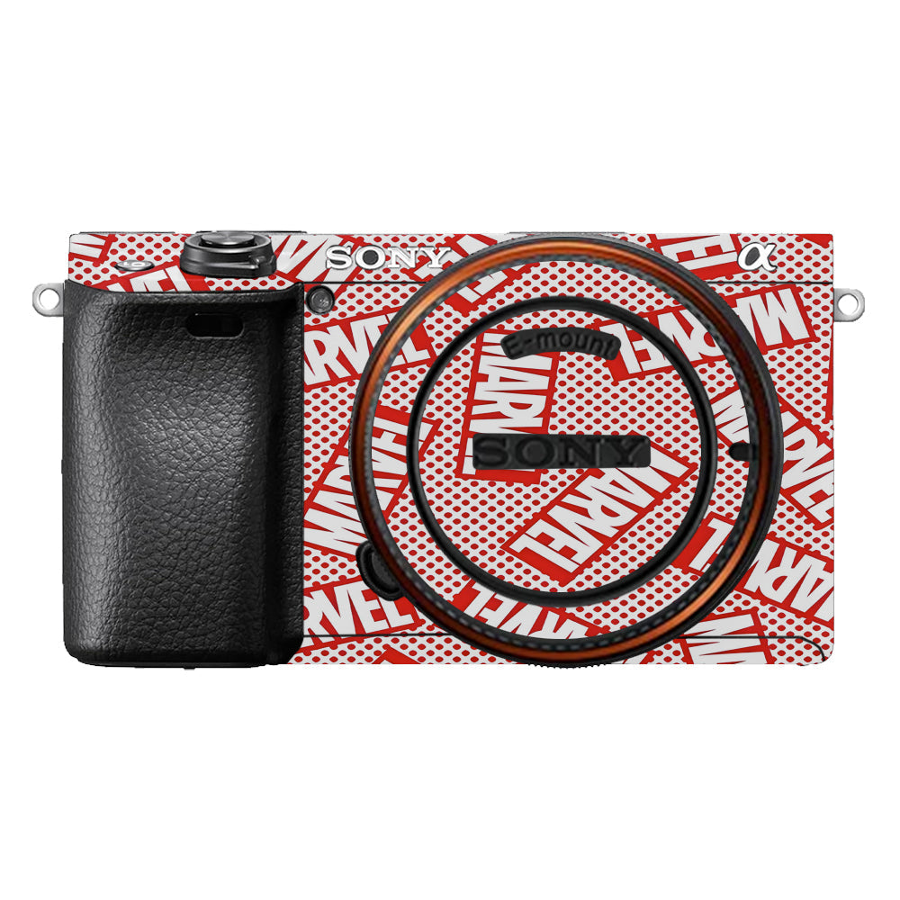 Marvel Comics Sony A6400 Camera Skins