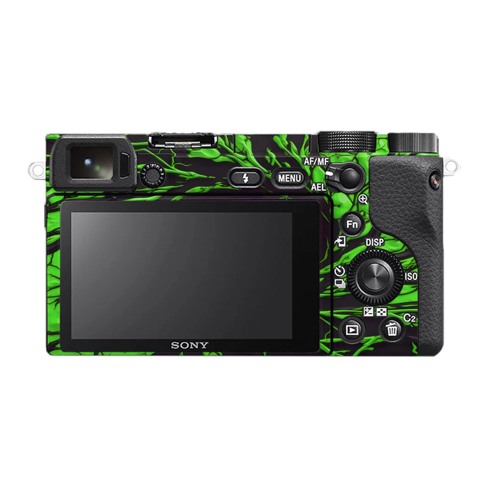 Venom Green Sony A6400 Camera Skins