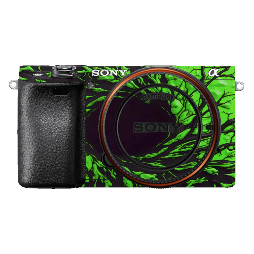 Venom Green Sony A6400 Camera Skins