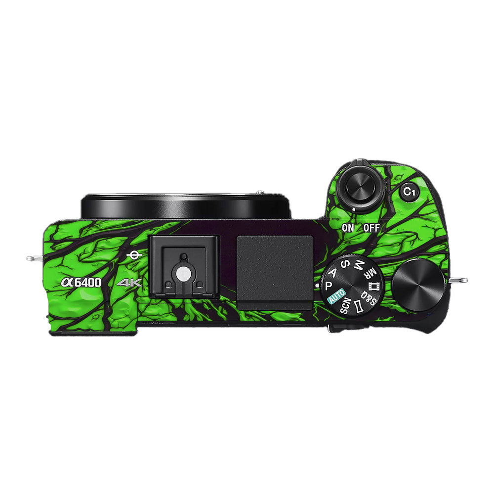 Venom Green Sony A6400 Camera Skins