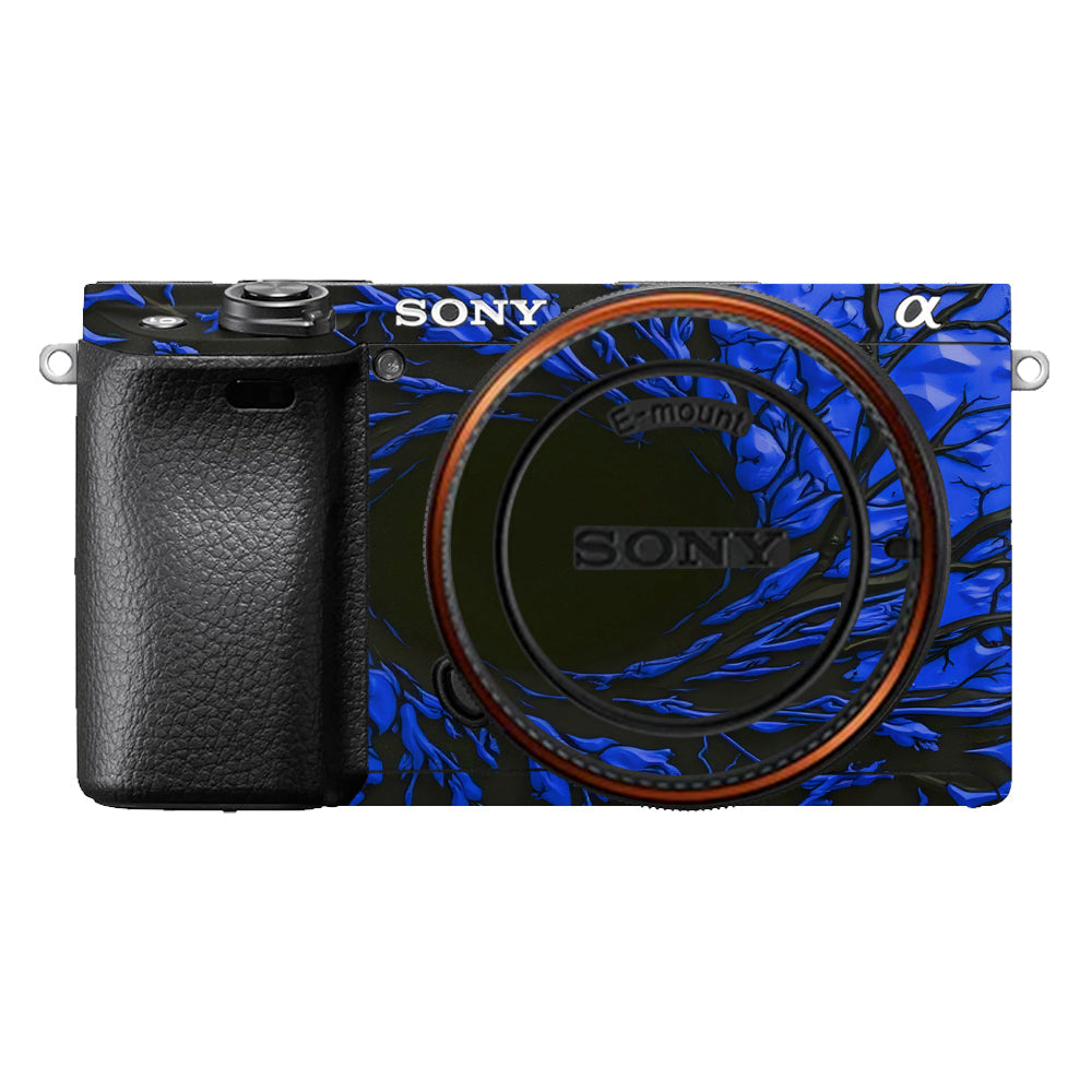 Venom Blue Sony A6400 Camera Skins