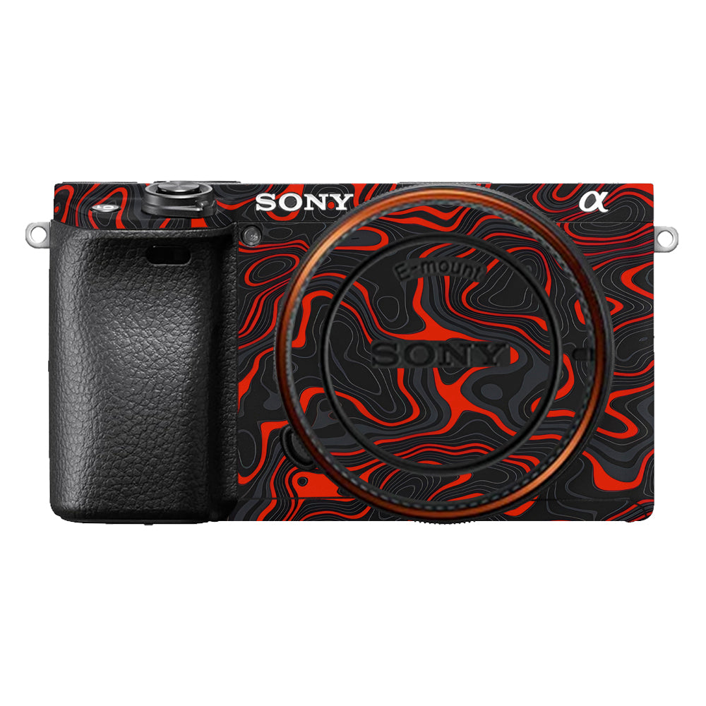 Crimson Waves Sony A6400 Camera Skins