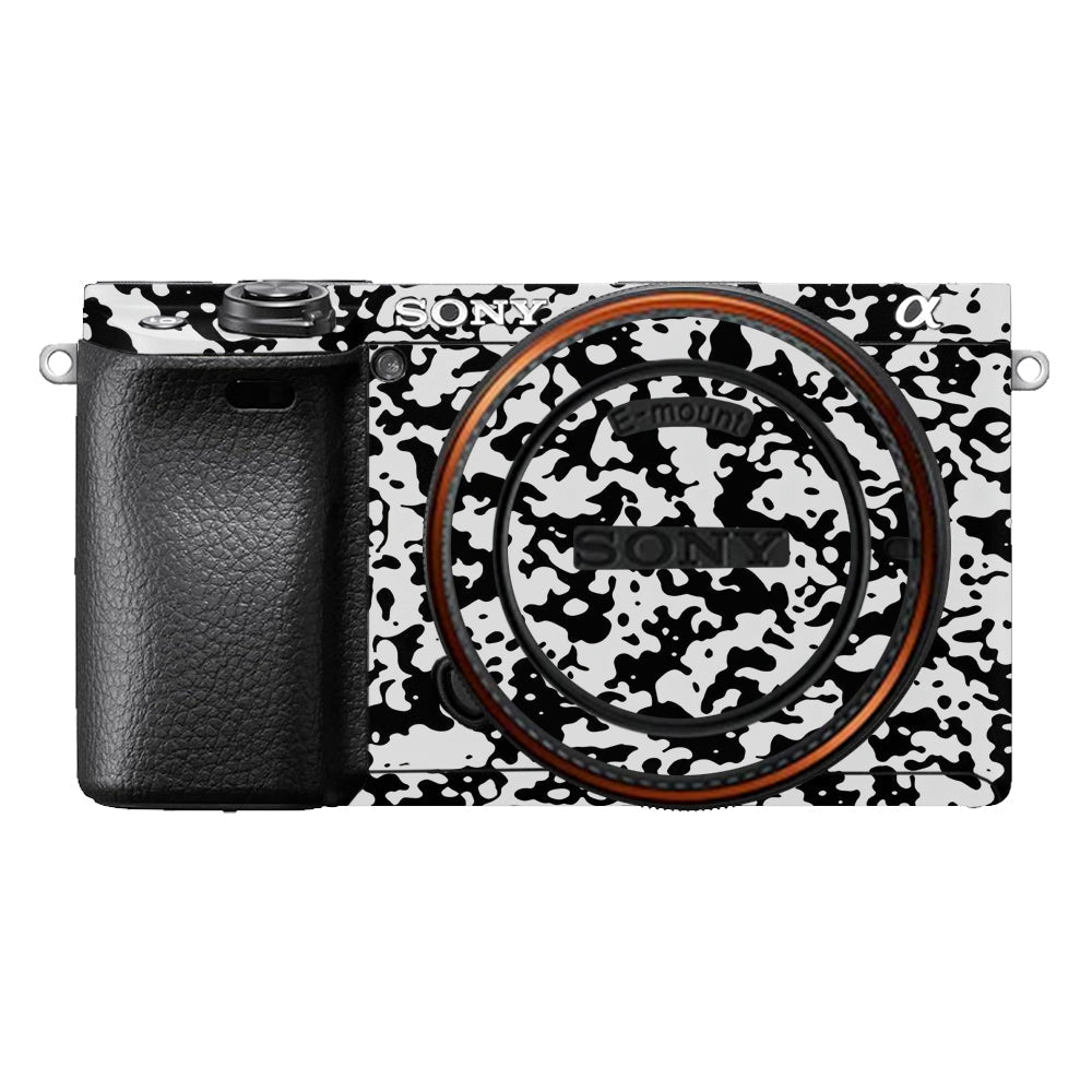 Snow Camo Sony A6400 Camera Skins