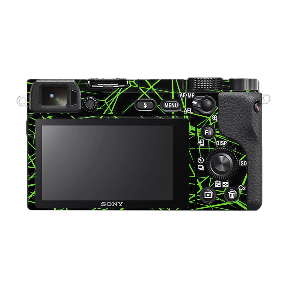 Neon Grid Sony A6400 Camera Skins