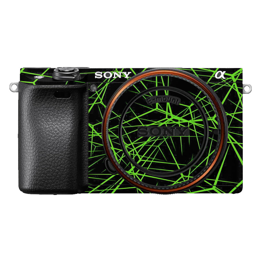 Neon Grid Sony A6400 Camera Skins