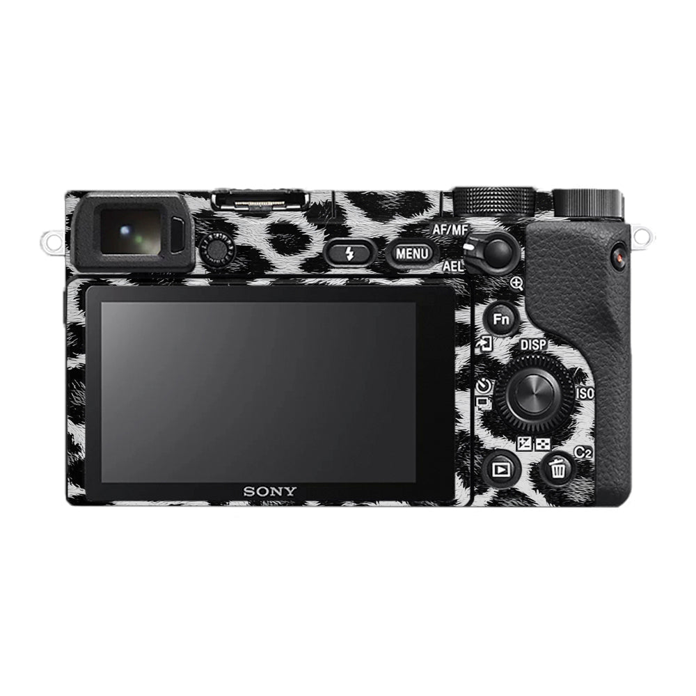 Snow Leopard Spots Sony A6400 Camera Skins