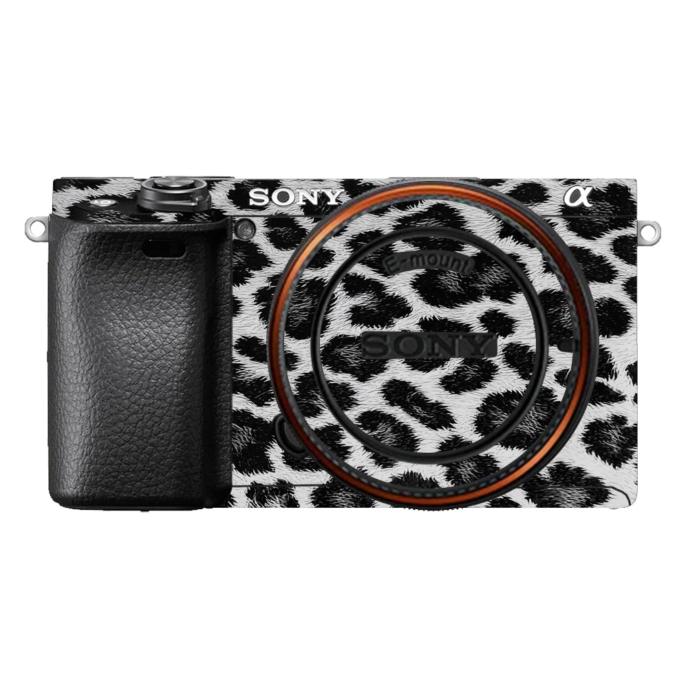 Snow Leopard Spots Sony A6400 Camera Skins