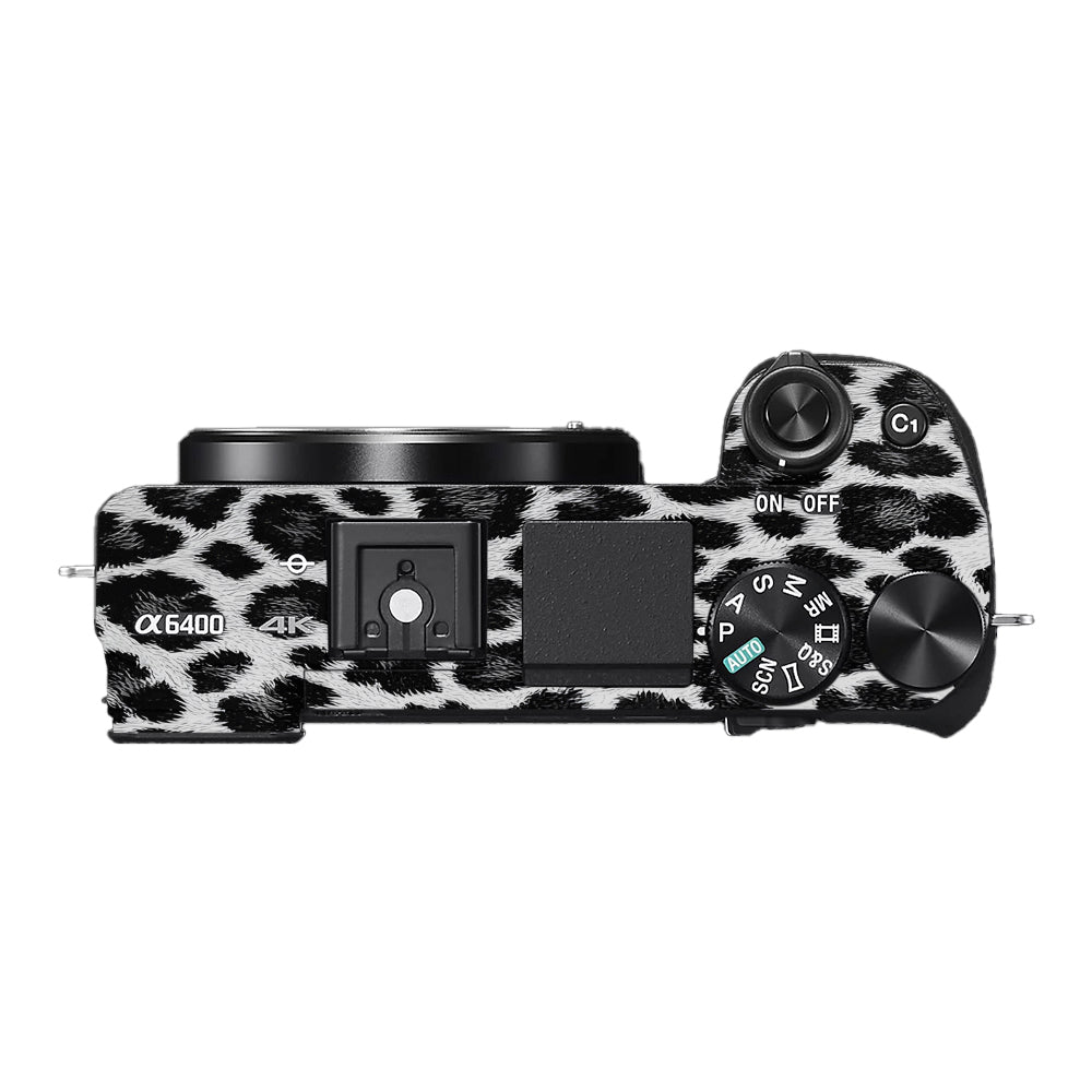 Snow Leopard Spots Sony A6400 Camera Skins