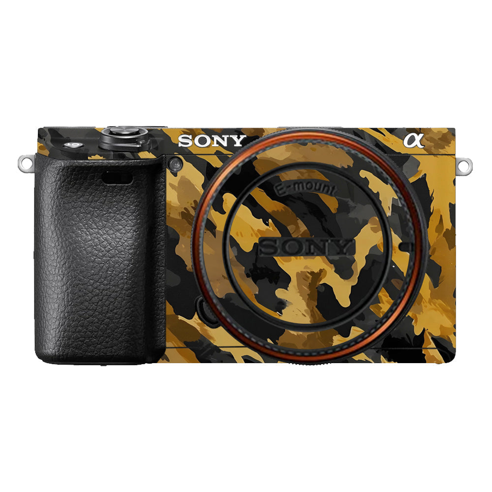 Camo Tiger Blend Sony A6400 Camera Skins