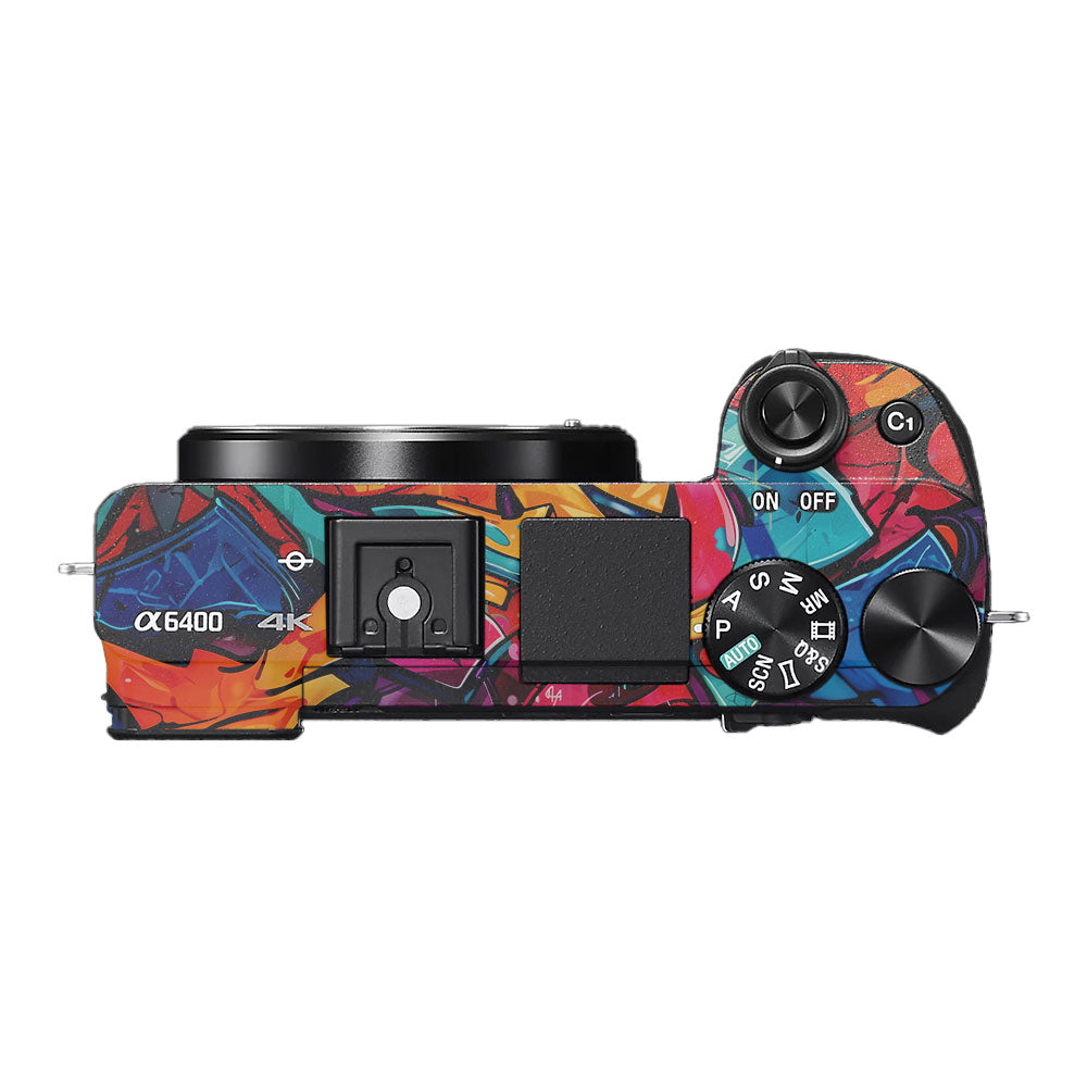 Urban Graffiti Explosion Sony A6400 Camera Skin