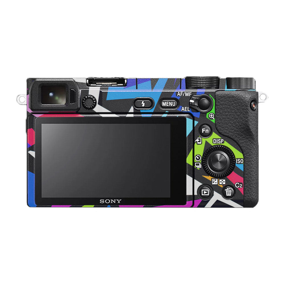 Bold Geometric Pop Sony A6400 Camera Skin