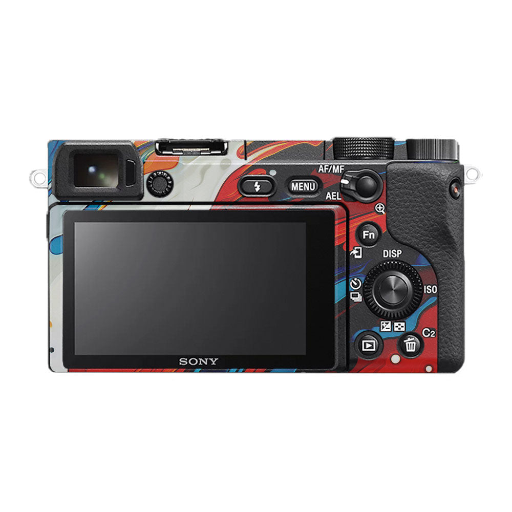 Fire & Ice Flow Sony A6400 Camera Skin